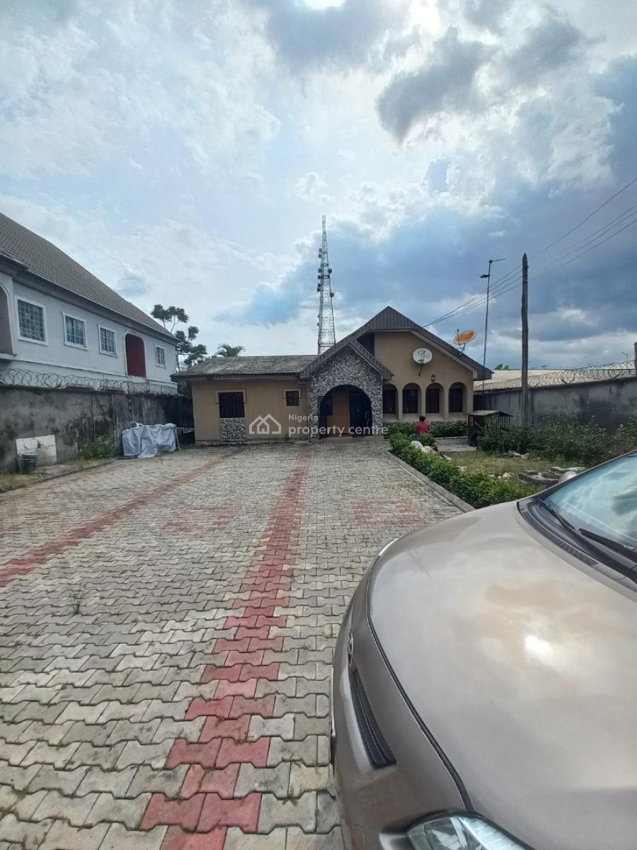 3 Bedroom Detached Bungalow with 1 Bedroom Flat, Off Amadi Roundabout/ Odili Road, Trans Amadi, Port Harcourt, Rivers, Detached Bungalow for Sale