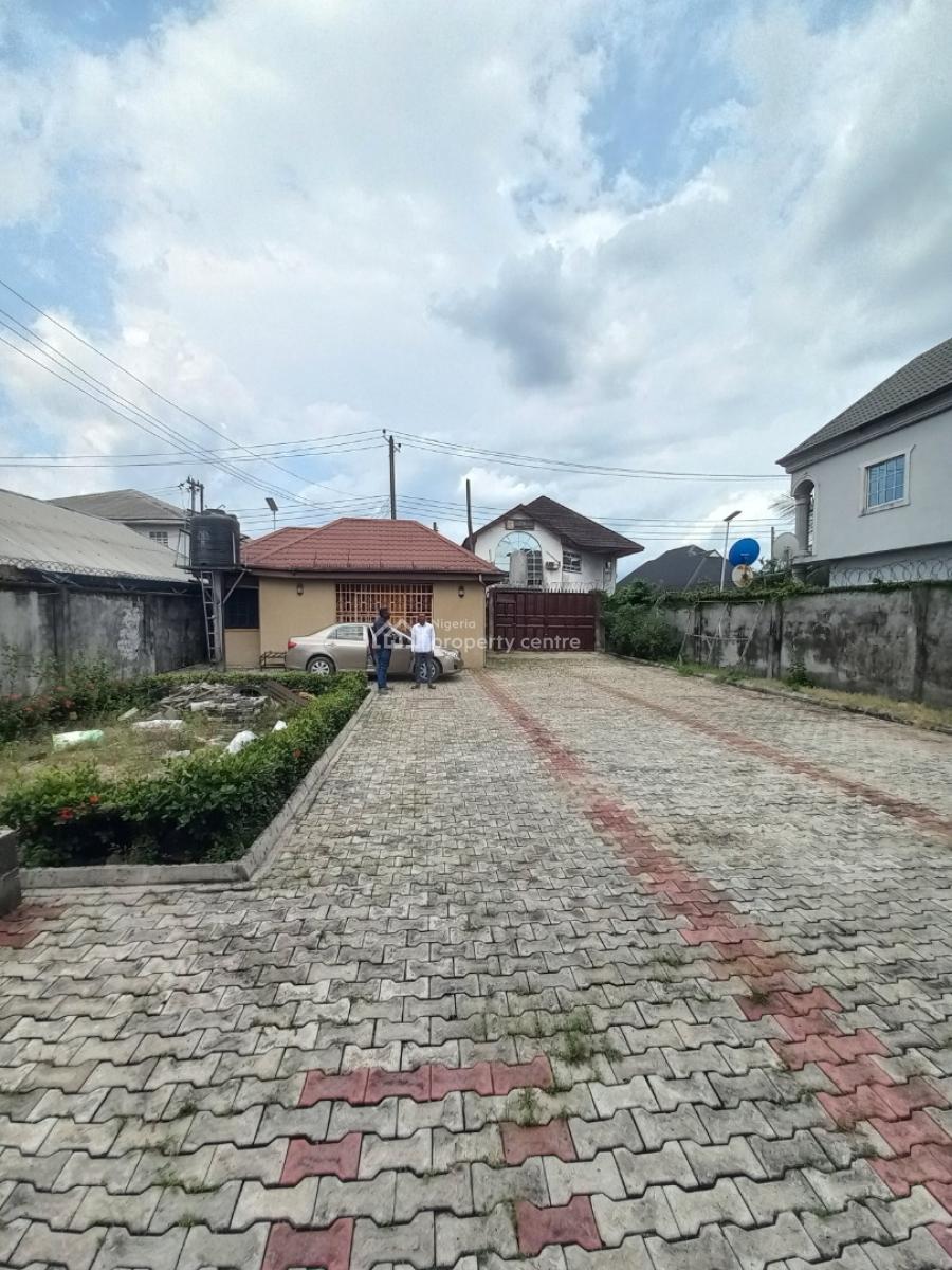 3 Bedroom Detached Bungalow with 1 Bedroom Flat, Off Amadi Roundabout/ Odili Road, Trans Amadi, Port Harcourt, Rivers, Detached Bungalow for Sale