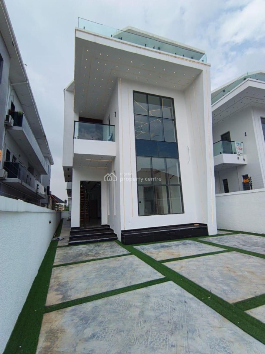 Luxury Brand New 5 Bedroom Fully Duplex with Bq, Sangotedo Is Close to Express, Sangotedo, Ajah, Lagos, Detached Duplex for Rent