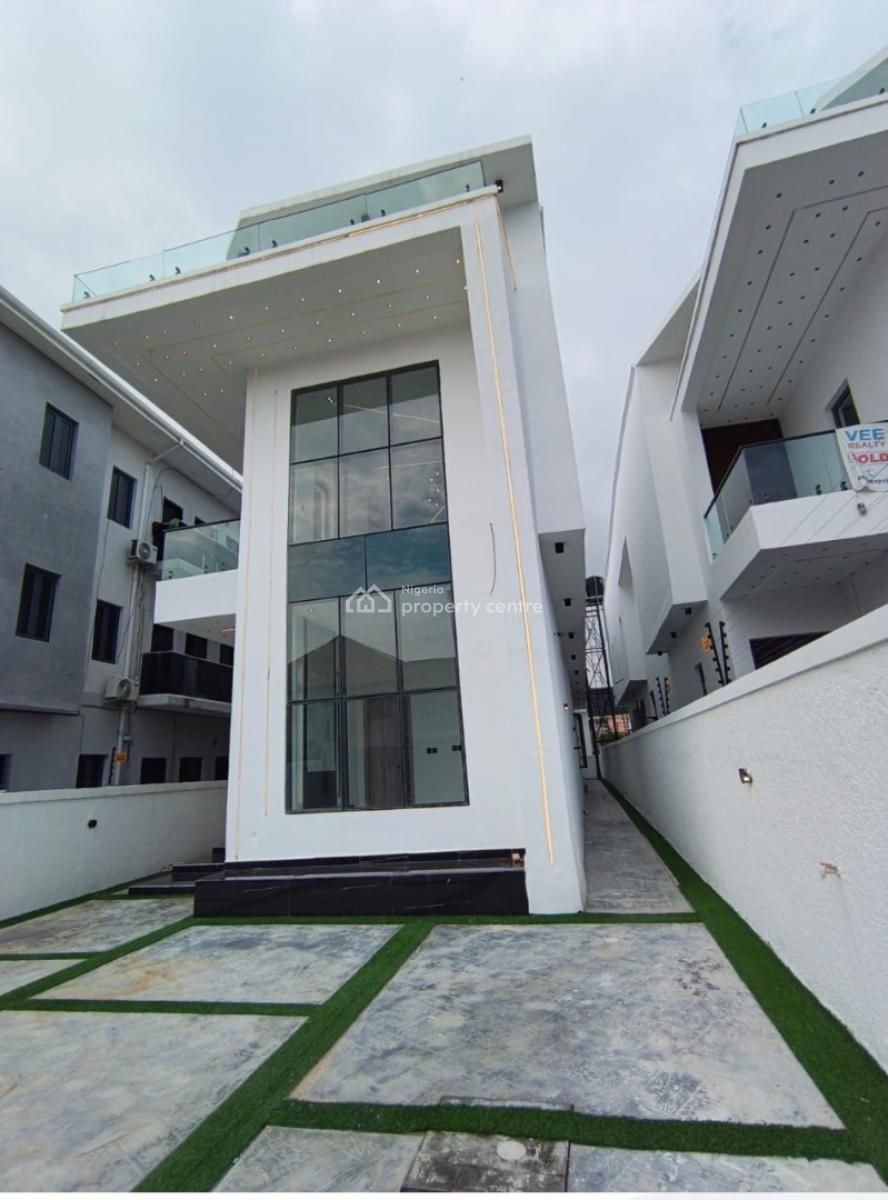 Luxury Brand New 5 Bedroom Fully Duplex with Bq, Sangotedo Is Close to Express, Sangotedo, Ajah, Lagos, Detached Duplex for Rent