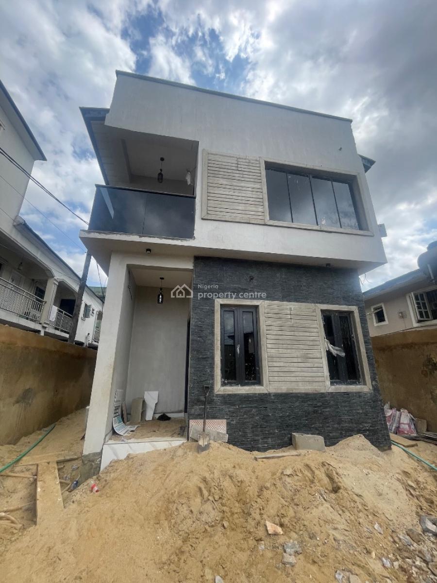 Newly Built, Spacious 3-bedroom Flats (upstairs) in a Quiet and Secure, Off Adekunle Kuye Via Agbonyin Avenue, Surulere, Lagos, House for Rent