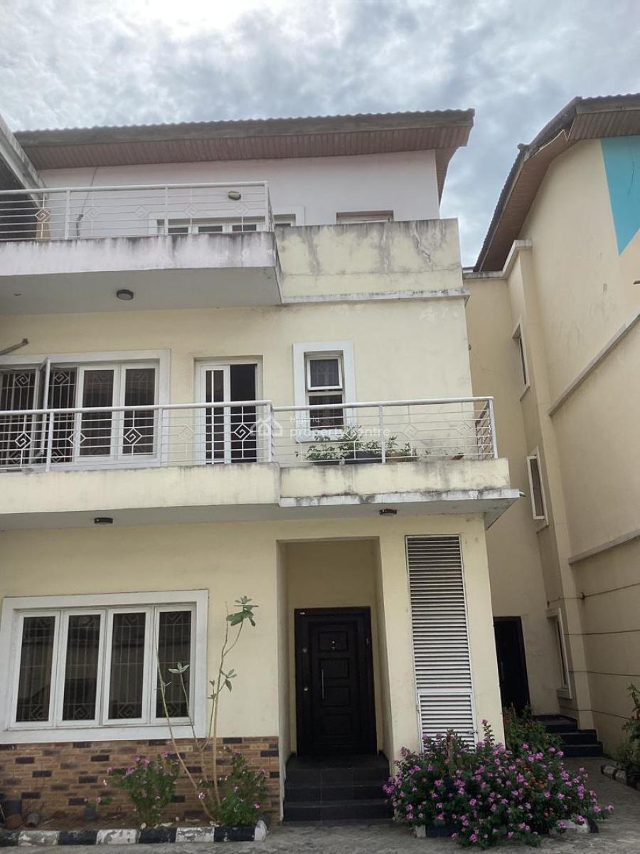 Commercial 4 Bedroom Terrace Duplex with a Bq, Lekki Phase 1, Lekki, Lagos, Terraced Duplex for Rent
