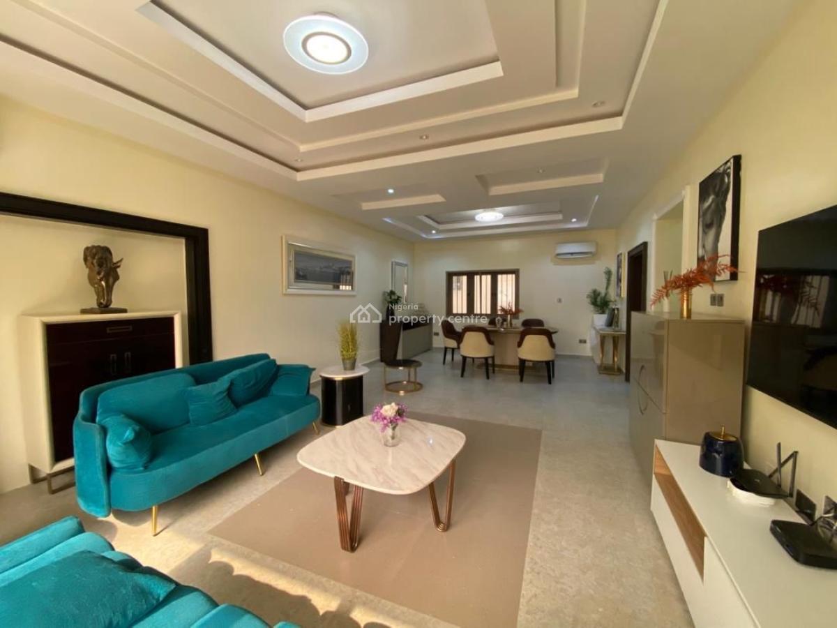 Contemporary Furnished and Serviced 4 Bedroom Terrace with a Bq Pool, Old Ikoyi, Ikoyi, Lagos, Terraced Duplex for Rent