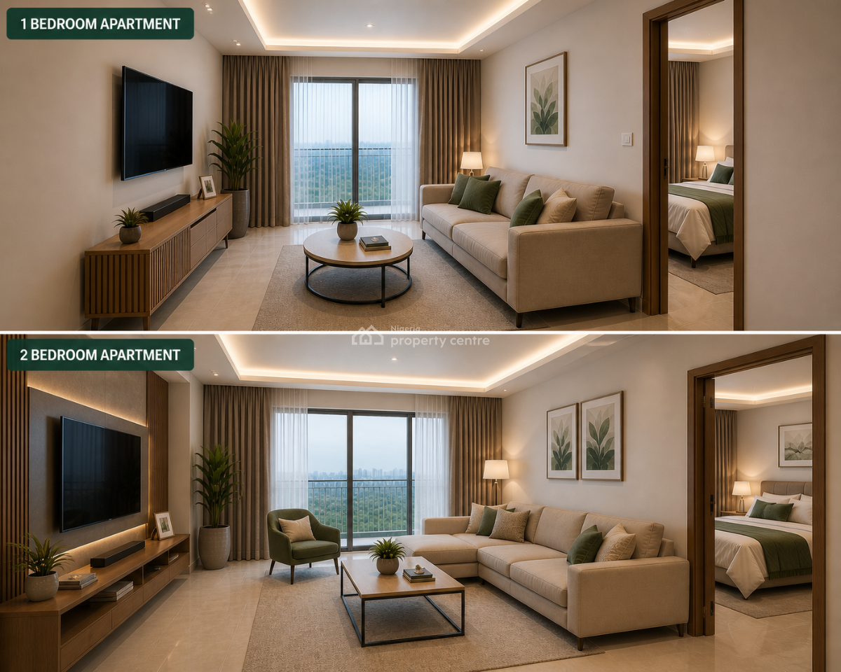 Luxury 2bedroom Apartment in The Heart of Lagos, 15-20mins to The Airport, Akowonjo, Alimosho, Lagos, Flat / Apartment for Sale