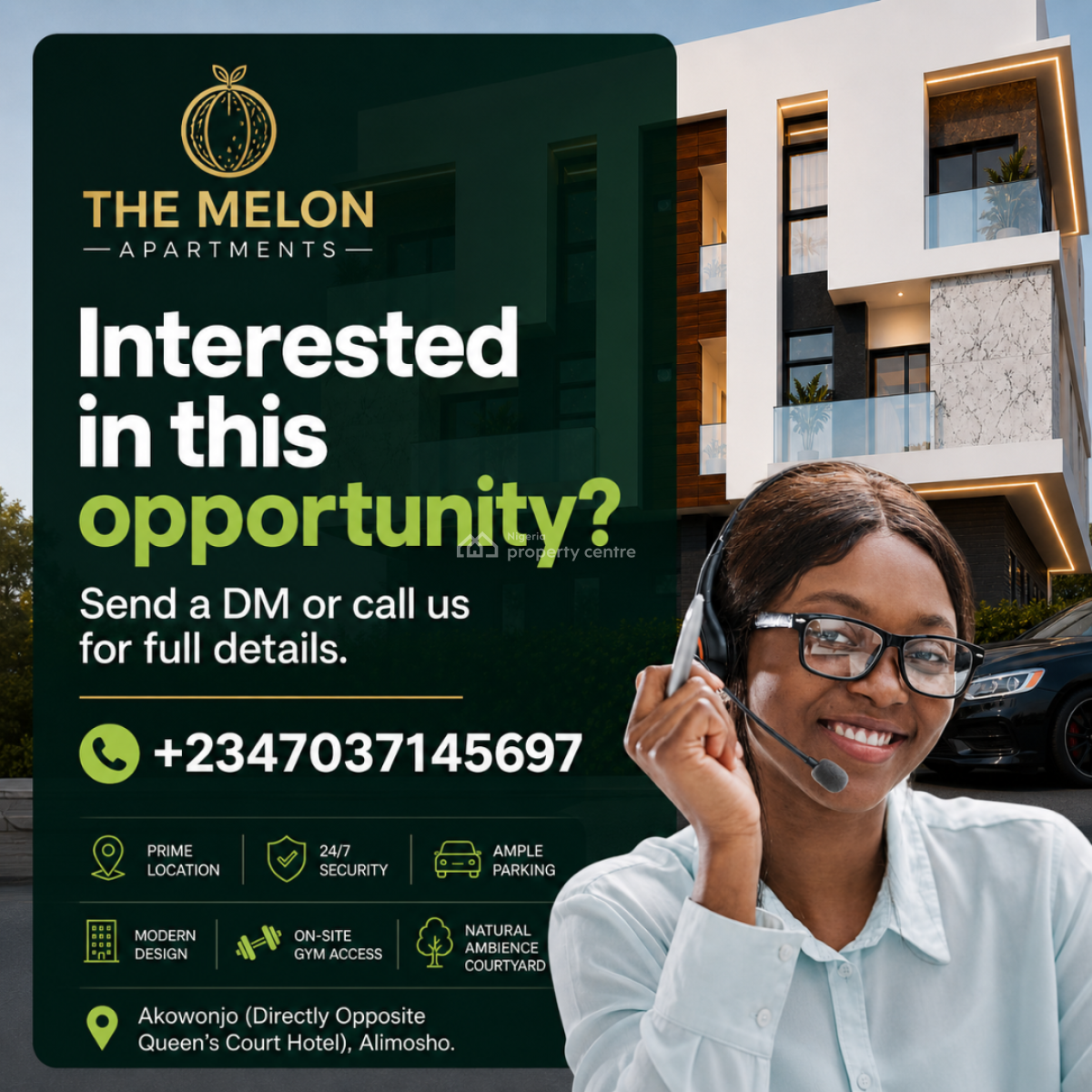 Luxury 2bedroom Apartment in The Heart of Lagos, 15-20mins to The Airport, Akowonjo, Alimosho, Lagos, Flat / Apartment for Sale