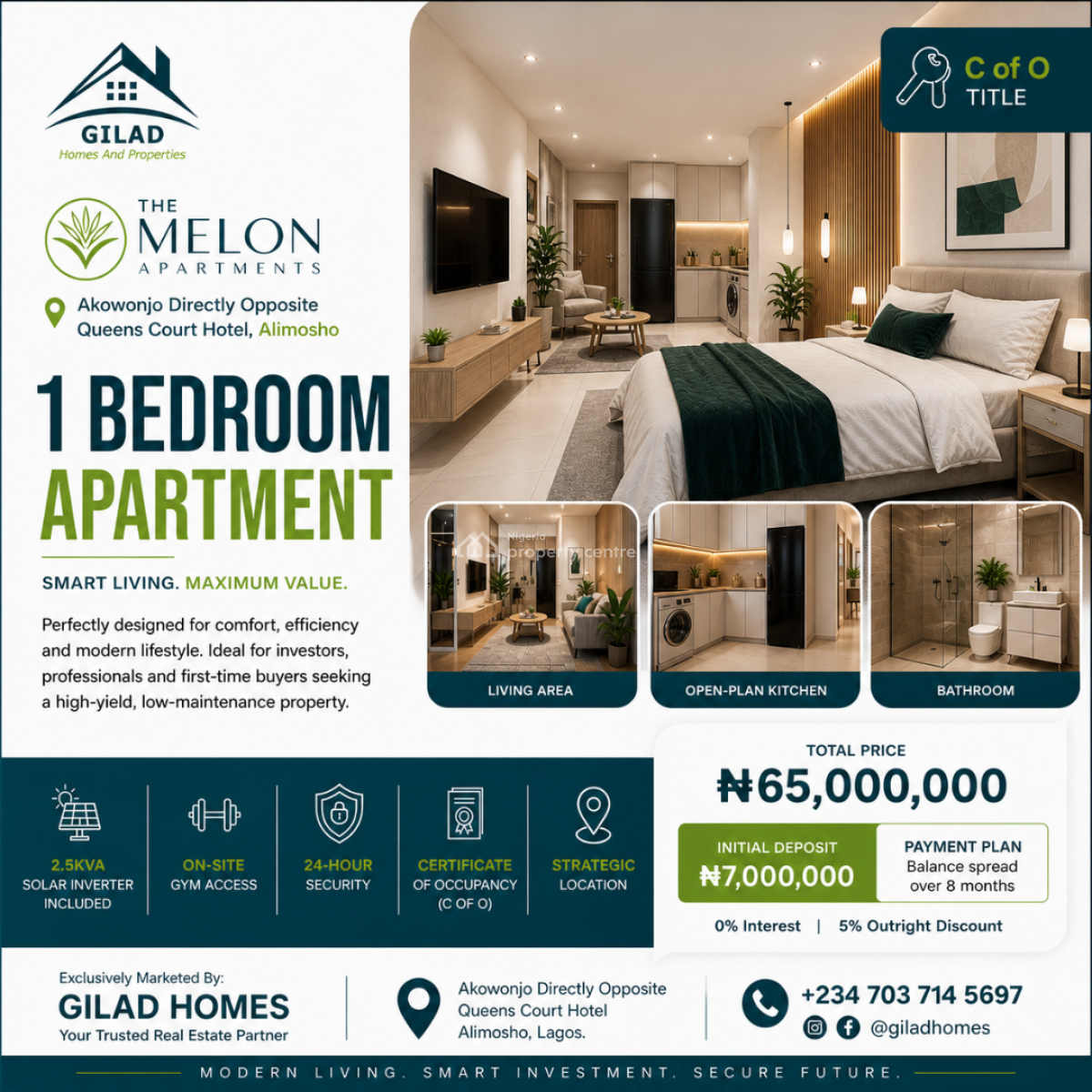Own a Property That Pays You Back, Akowonjo, Alimosho, Lagos, Flat / Apartment for Sale