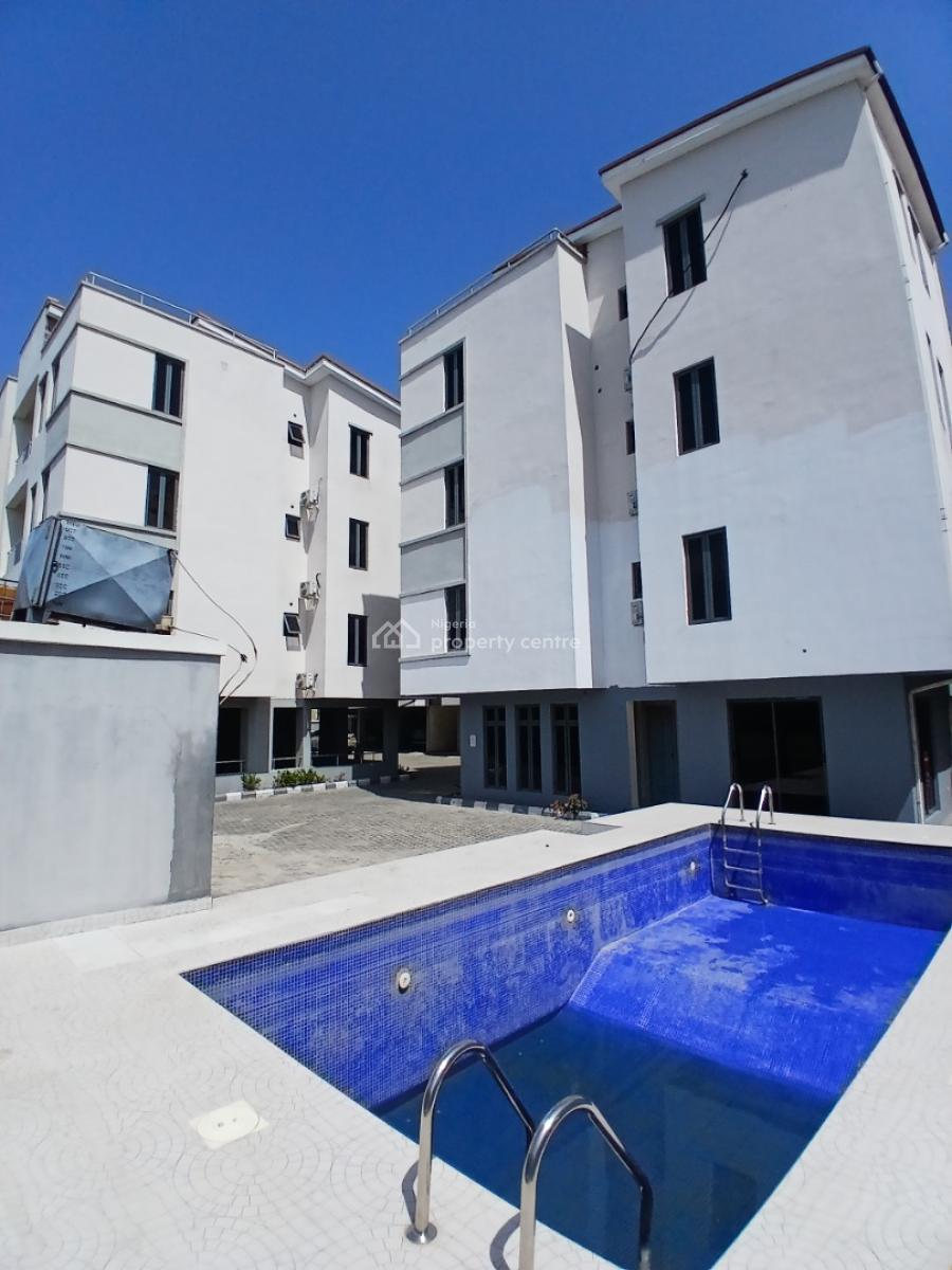 Serviced 2 Bedroom En-suite Flat with an Open Fitted Kitchen, Cooker,, Ikate Elegushi, Lekki, Lagos, Flat / Apartment for Rent