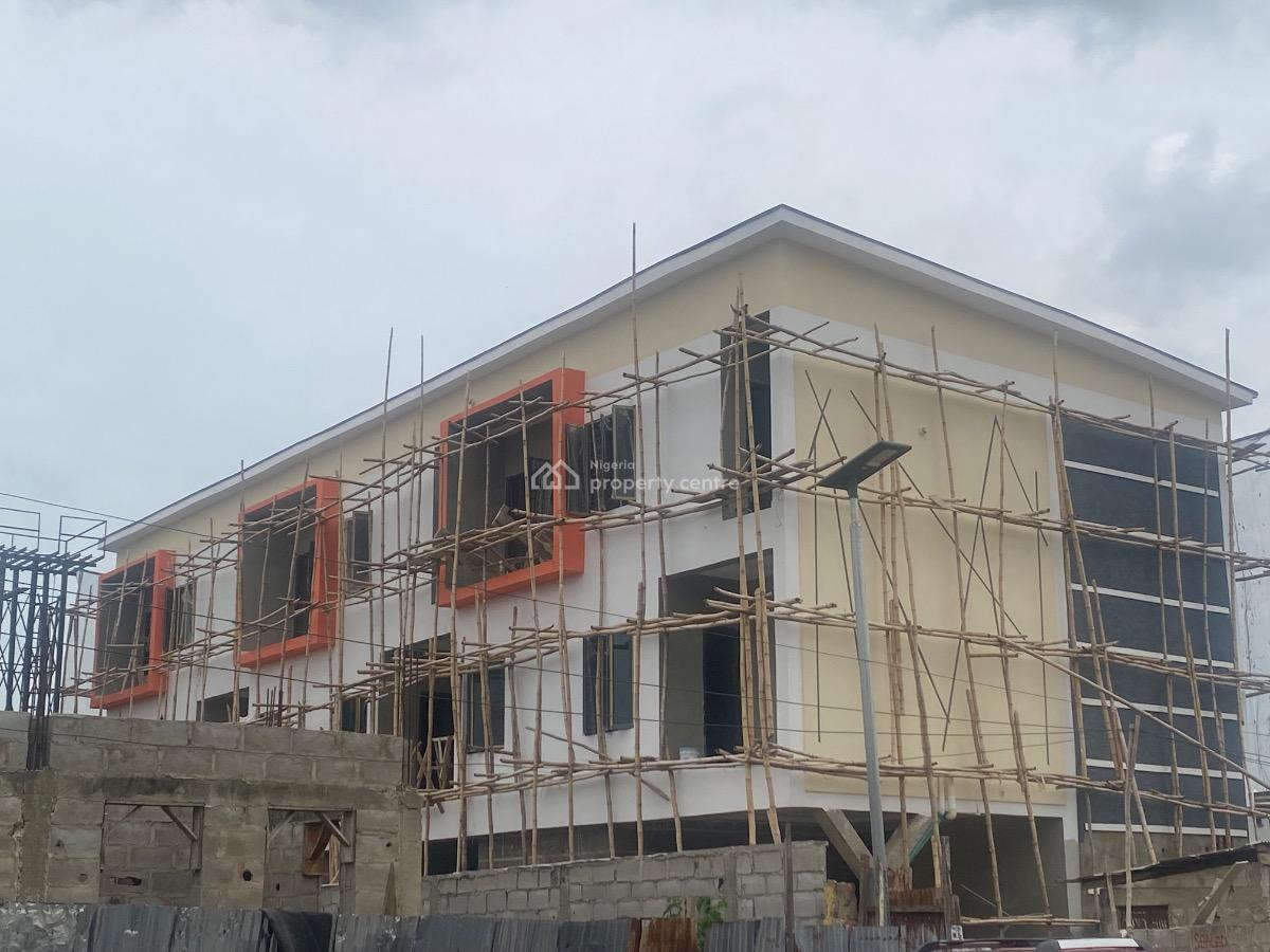 3 Units of 4-bedroom Terrace House + a Study at Morgan, Ojodu. N280m, Morgan Street, Ojodu, Ojodu, Lagos, Terraced Duplex for Sale