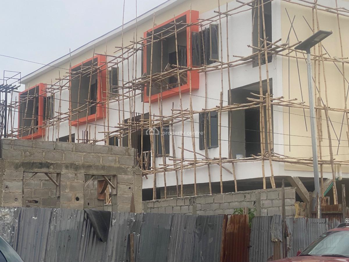 3 Units of 4-bedroom Terrace House + a Study at Morgan, Ojodu. N280m, Morgan Street, Ojodu, Ojodu, Lagos, Terraced Duplex for Sale