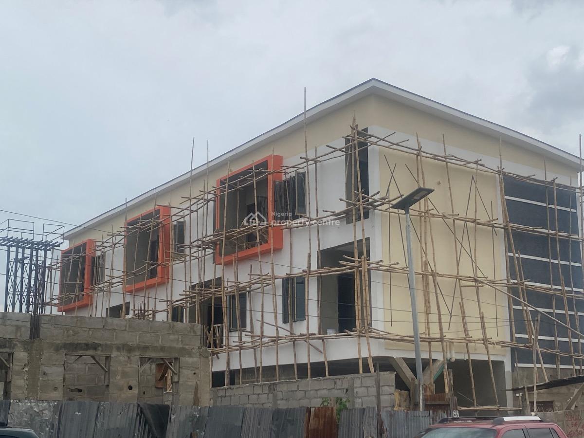 3 Units of 4-bedroom Terrace House + a Study at Morgan, Ojodu. N280m, Morgan Street, Ojodu, Ojodu, Lagos, Terraced Duplex for Sale