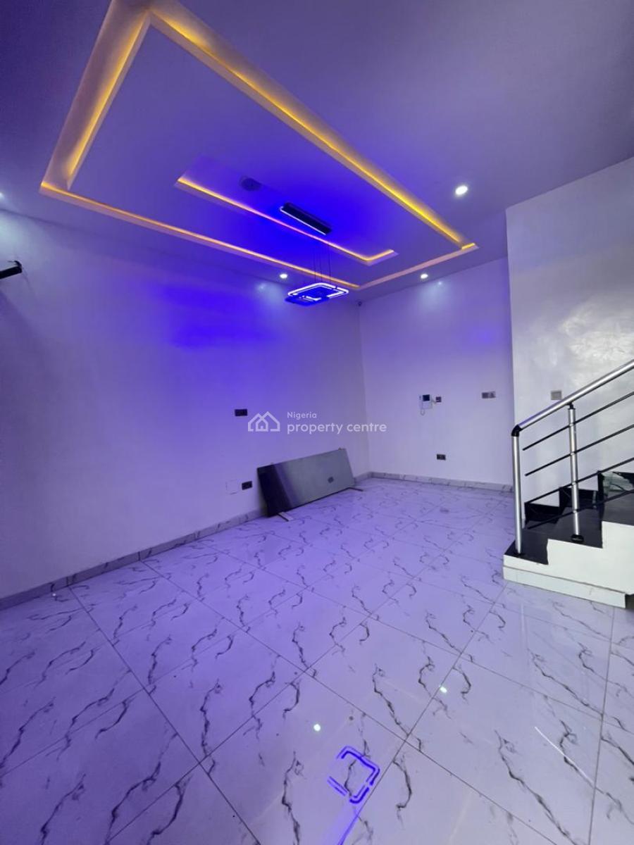 Modern 3-bedroom Terrace Duplex -- Perfect Family Home, Located Inside an Estate, Free Flooding , Call to Access., Sangotedo, Ajah, Lagos, House for Sale