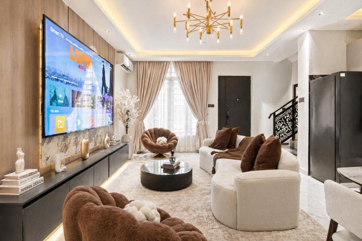 *a Brand New Luxury 4bedroom Private Compound with Outdoor Lounge,  P, Oniru, Victoria Island (vi), Lagos, Detached Duplex Short Let