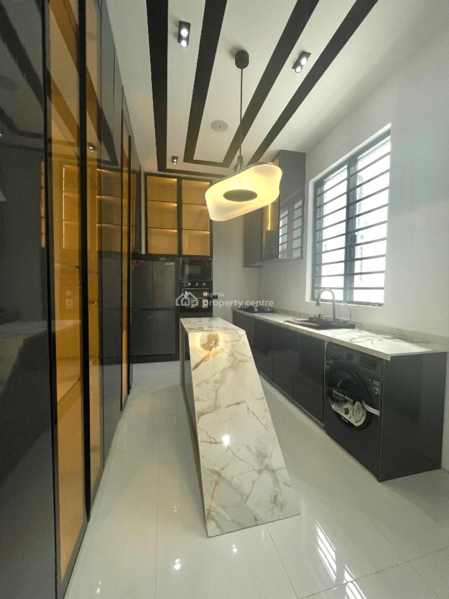 Elegant 5 Bedroom Duplex with Private Swimming and Falling Water, Newly Built Luxury 5 Bedroom with Swimming Pool, Ikota, Lekki, Lagos, Detached Duplex for Sale