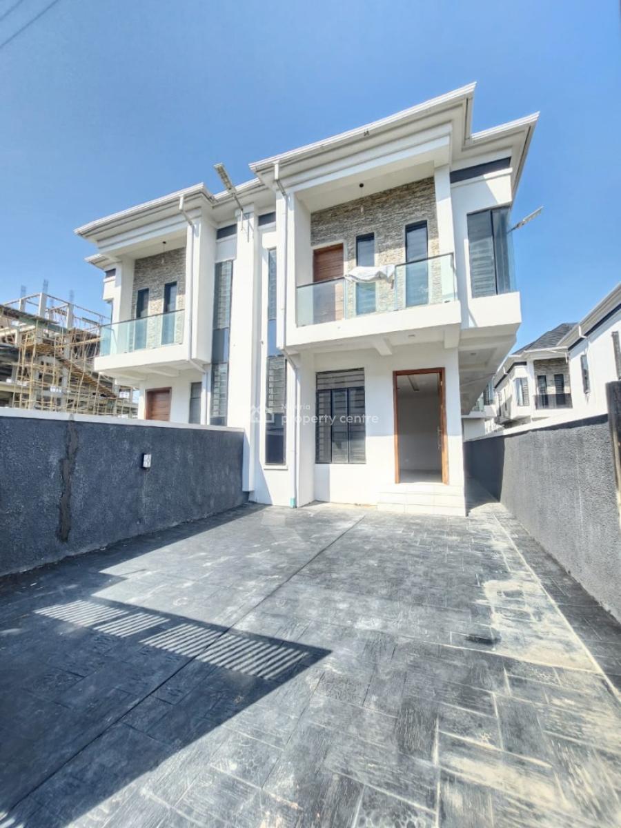Modern 4 Bedroom Semi-detached  Duplex with Bq, Ikota, Ikota, Lekki, Lagos, Semi-detached Duplex for Sale