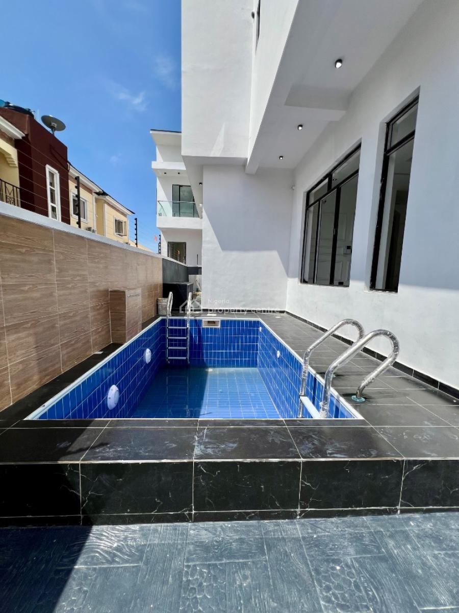 Stunning 4 Bed Fully Detached Home with Bq and Pool, Ajah, Lagos, Detached Duplex for Sale