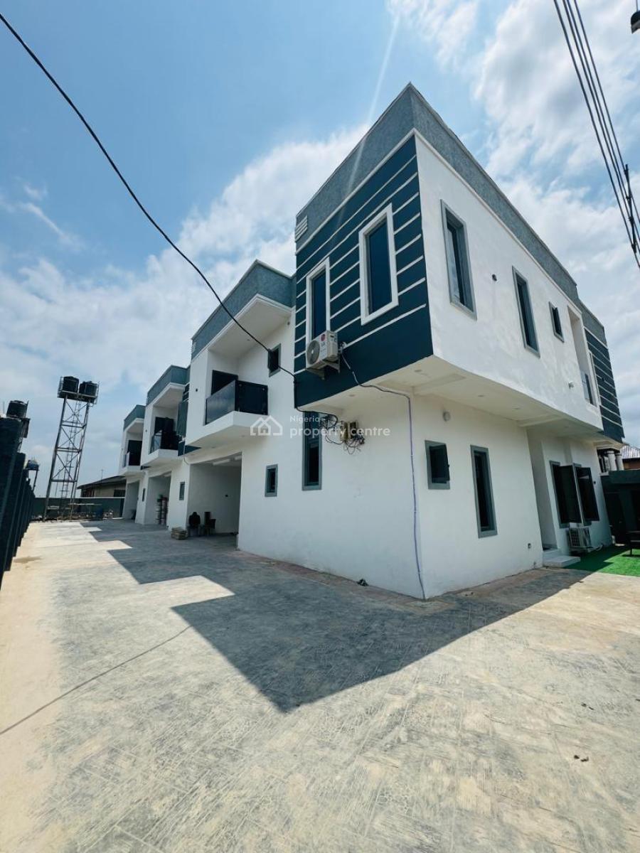 Newly Built 4 Bedroom Terrace Detached Duplex with a Bq, Ogba, Ikeja, Lagos, Terraced Duplex for Sale