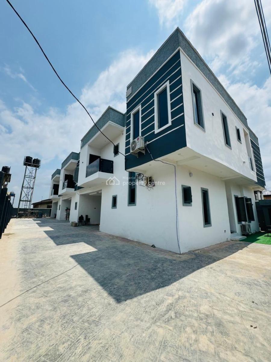 Newly Built 4 Bedroom Terrace Detached Duplex with a Bq, Ogba, Ikeja, Lagos, Terraced Duplex for Sale