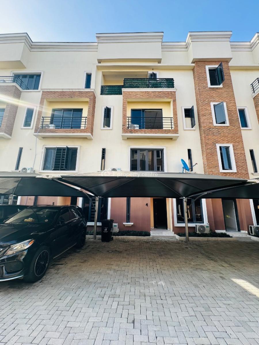 Newly Built 4 Bedroom Terrace Duplex with Bq + Swimming Pool + Gym, Lekki Phase 1, Lekki, Lagos, Terraced Duplex for Rent