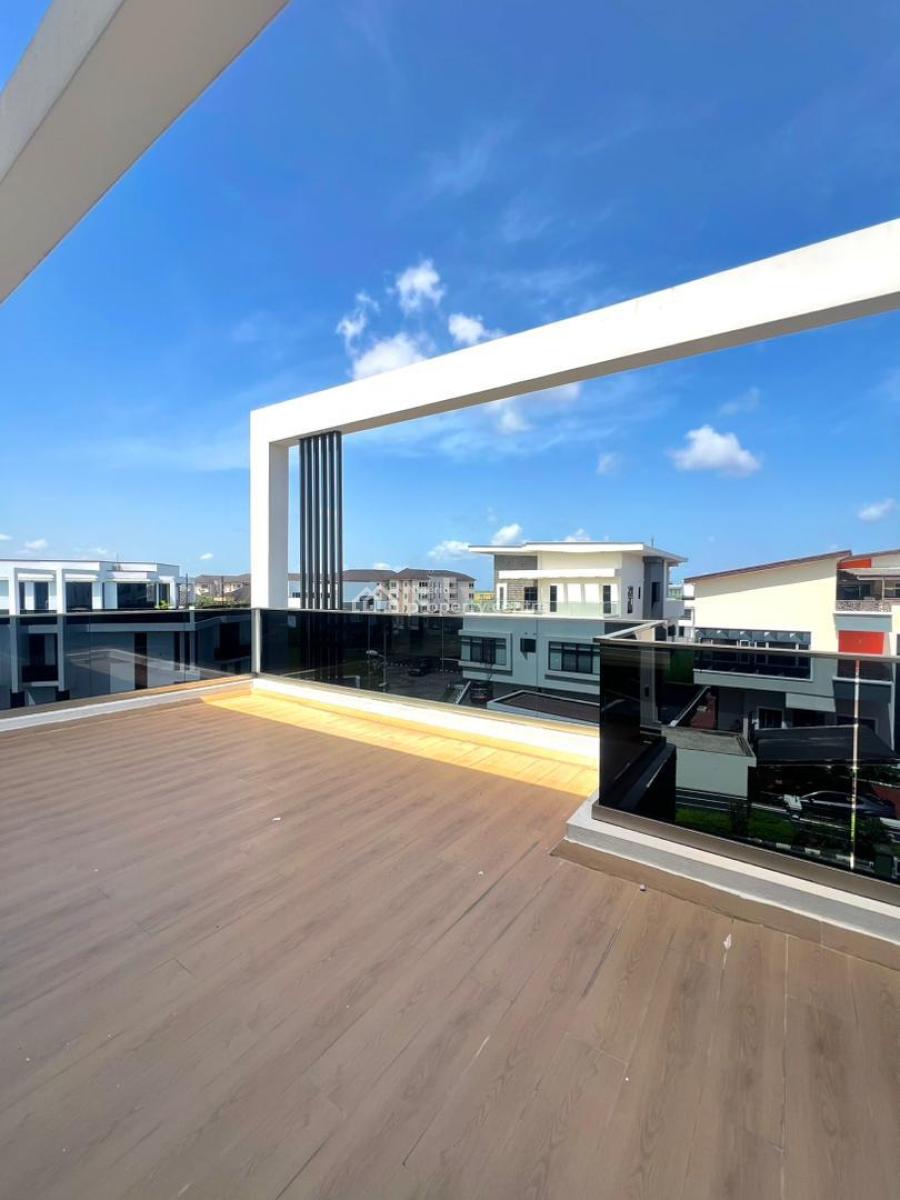 Contemporary Automated Home with Rooftop Terrace, Gym, Pool& Elevator, Pinnock, Osapa, Lekki, Lagos, Detached Duplex for Sale