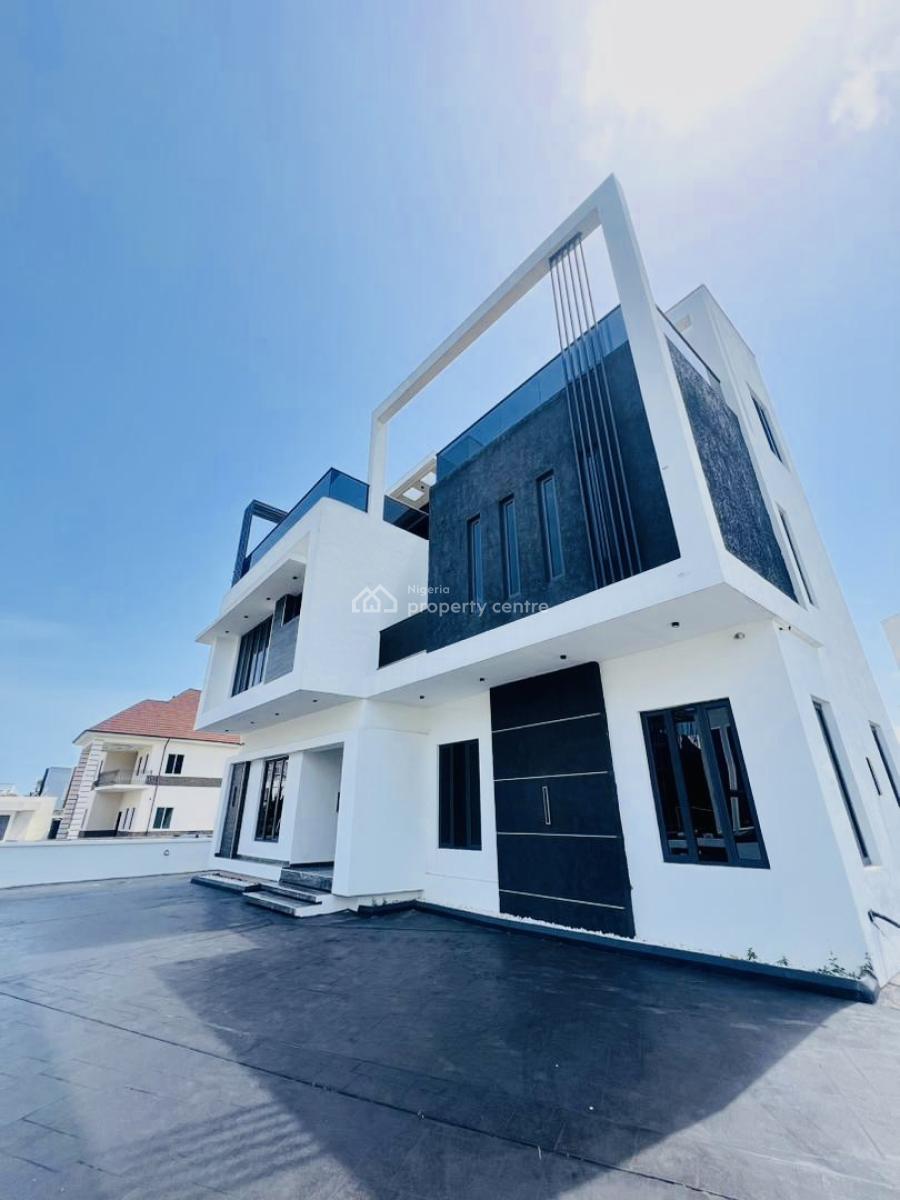 Contemporary Automated Home with Rooftop Terrace, Gym, Pool& Elevator, Pinnock, Osapa, Lekki, Lagos, Detached Duplex for Sale