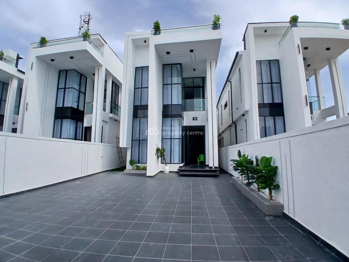 Luxurious 4 Bedroom Fully Detached Duplex with Bq + Pool Ith Bq, Ikota, Lekki, Lagos, Detached Duplex for Sale