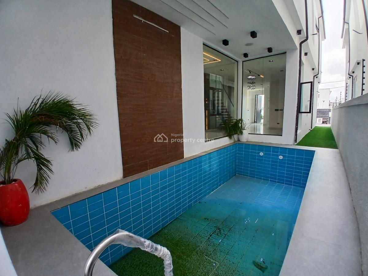 Luxurious 4 Bedroom Fully Detached Duplex with Bq + Pool Ith Bq, Ikota, Lekki, Lagos, Detached Duplex for Sale