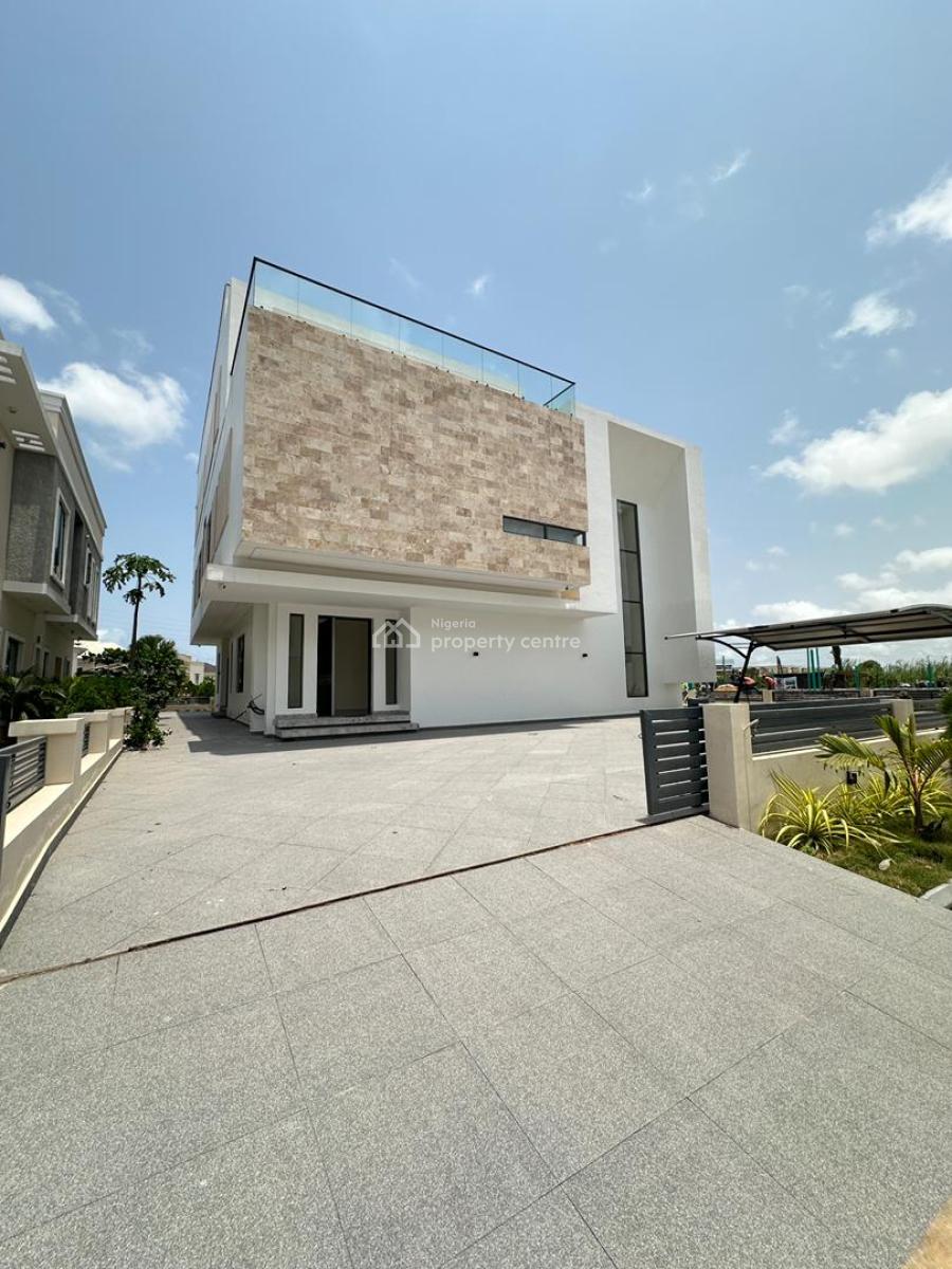Magnificent 5 Bedroom Mansion W/ Bq, Pool, Gym, Cinema, Home Office, Chevron Drive, Lekki, Lagos, Detached Duplex for Sale