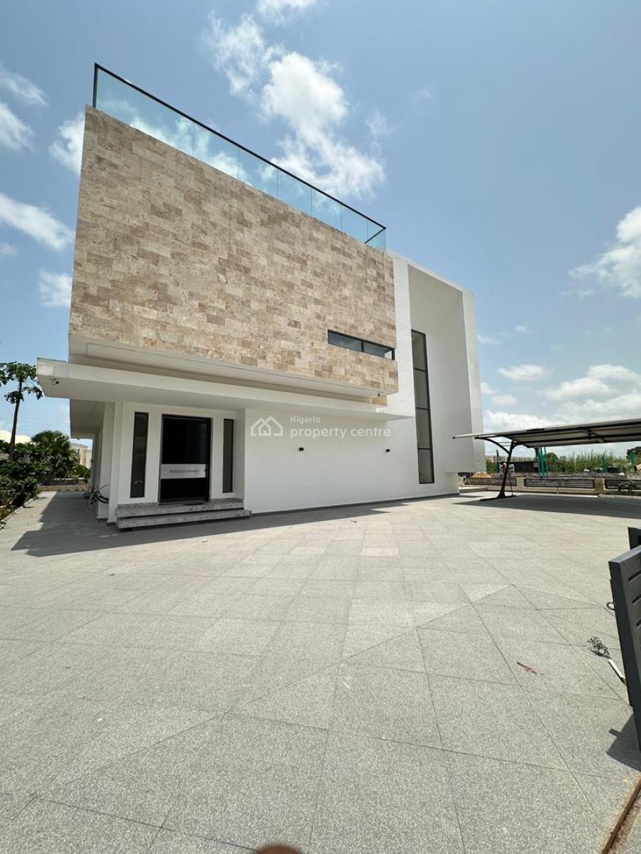 Magnificent 5 Bedroom Mansion W/ Bq, Pool, Gym, Cinema, Home Office, Chevron Drive, Lekki, Lagos, Detached Duplex for Sale