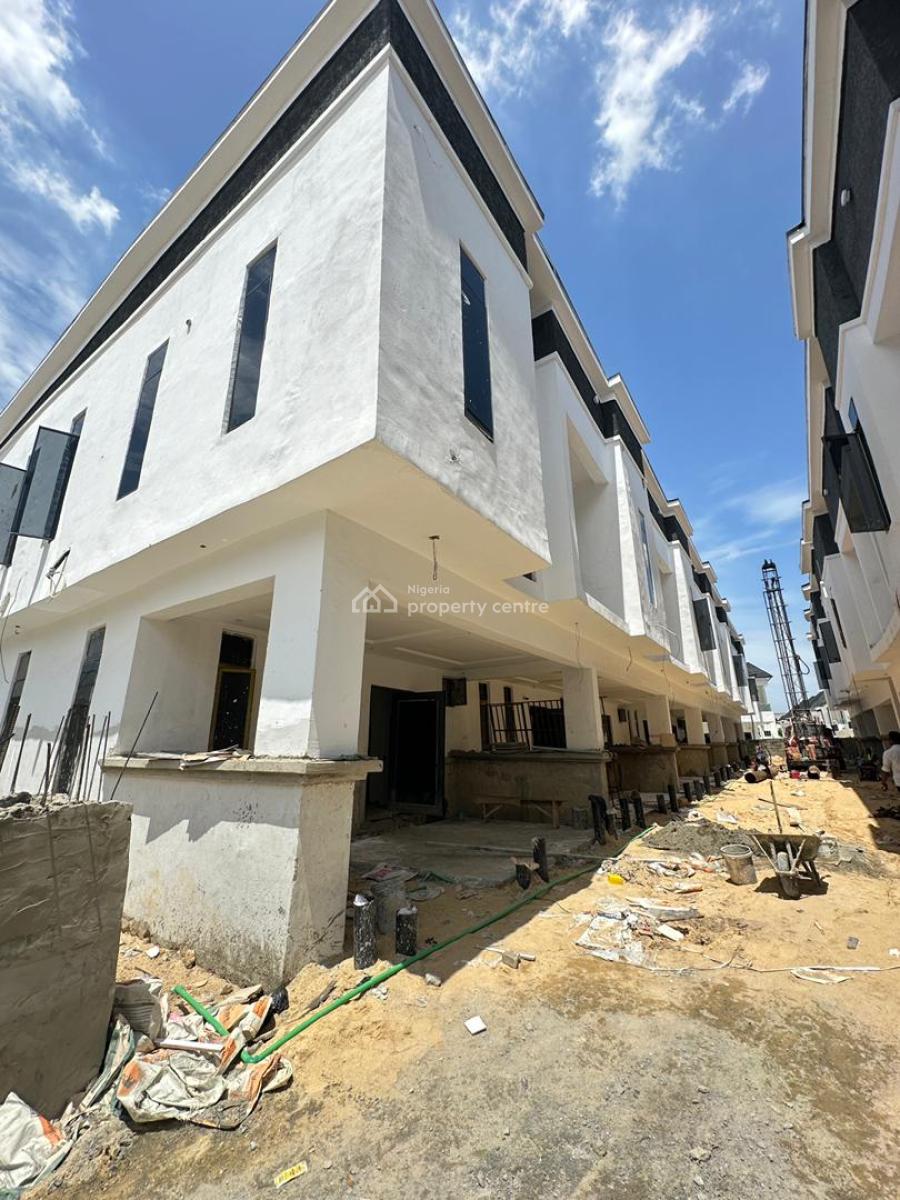 Spacious Luxury 4 Bedroom Terrace Duplex with Bq, Vgc, Lekki, Lagos, Terraced Duplex for Sale