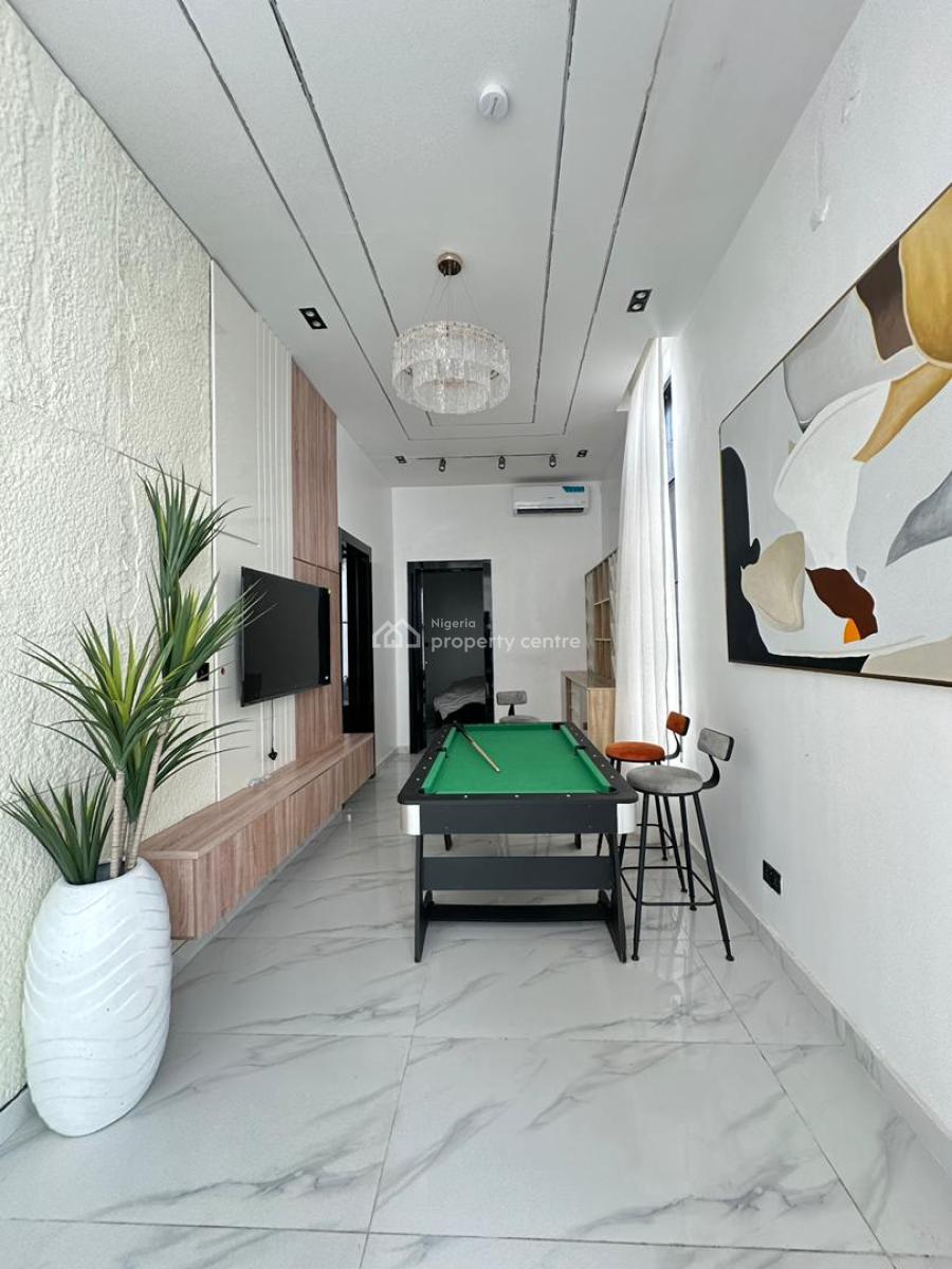 Fully Furnished Luxury 5 Bedroom Detached Home W/ Bq, 30kva Gen, Pool, Chevron, Lekki, Lagos, Detached Duplex for Sale