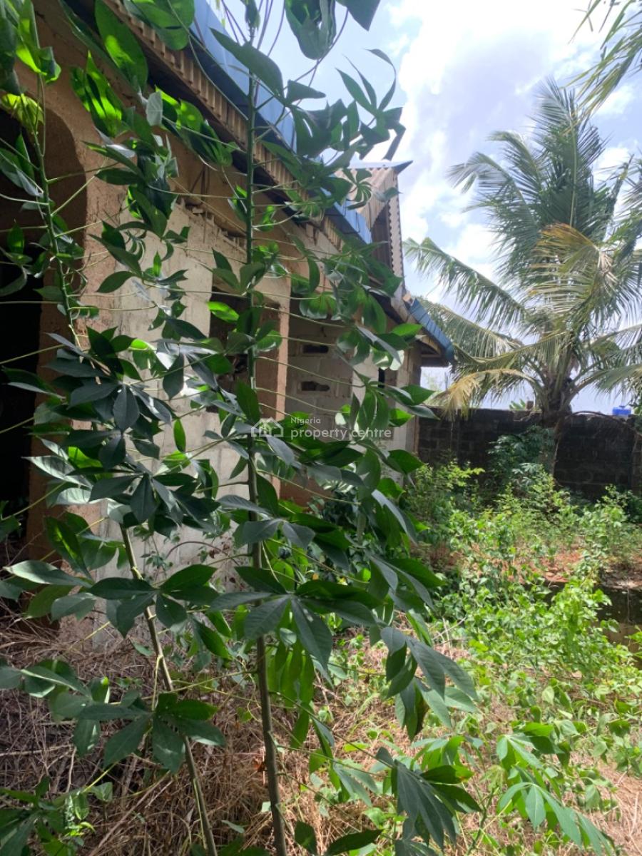Full Plot of Land (close to The Road) and Uncompleted Structure, Close to The Road, Ijede, Lagos, Land for Sale