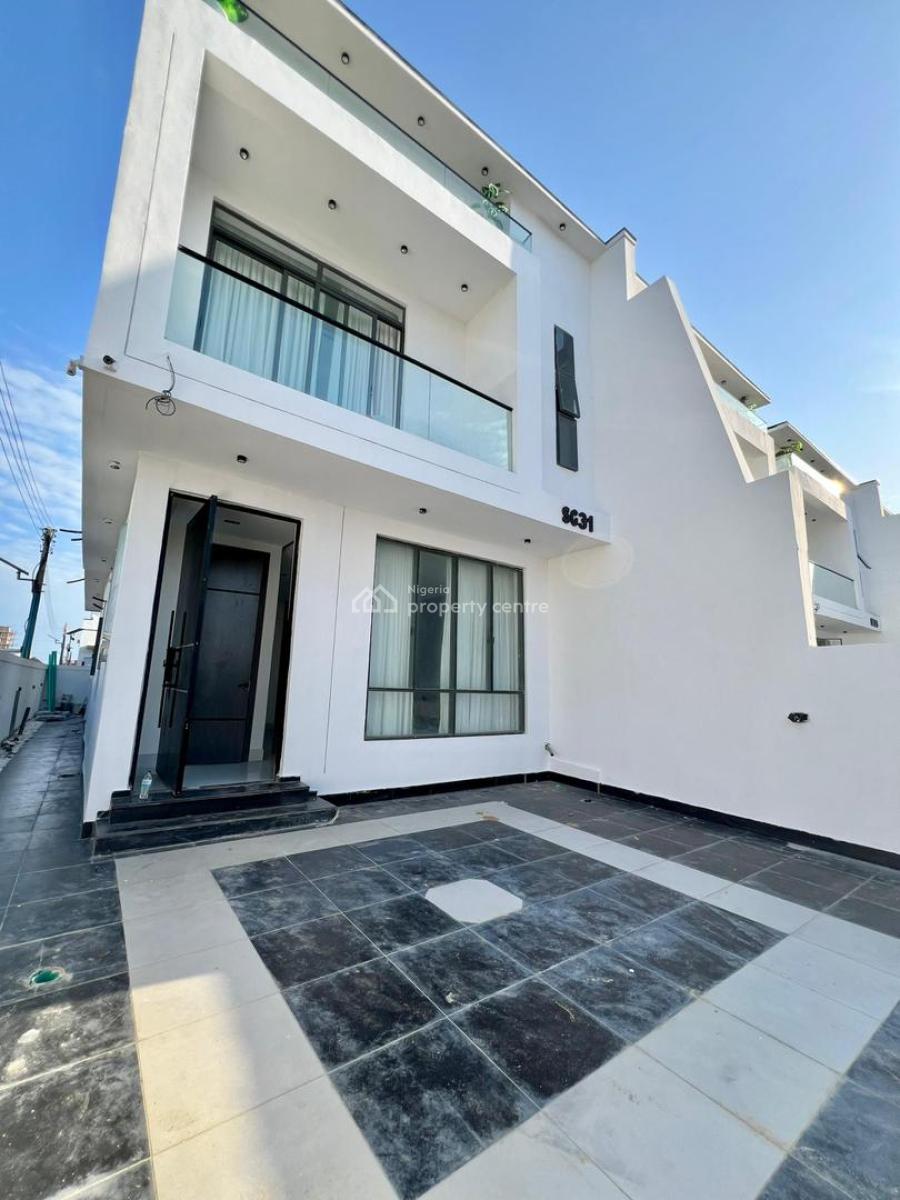 Gorgeous 4 Bedroom Semi Detached Duplex with a Room Bq, Chevron, Lekki, Lagos, Semi-detached Duplex for Sale