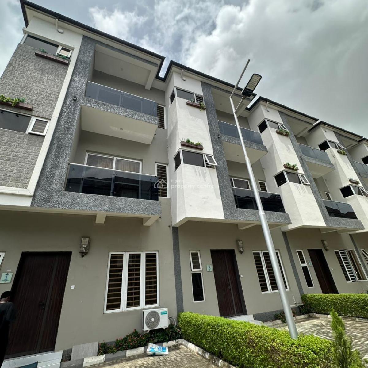 Luxurious 4 Bedroom Terrace Duplex with Bq, Ikate, Lekki, Lagos, Terraced Duplex for Sale