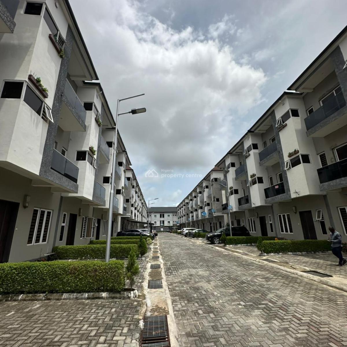 Luxurious 4 Bedroom Terrace Duplex with Bq, Ikate, Lekki, Lagos, Terraced Duplex for Sale