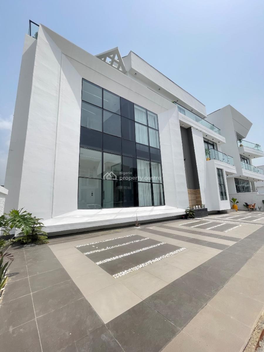 Outstandingly Finished Massive 5 Bed Detached Smart Home with Elevator, Chevron, Lekki, Lagos, Detached Duplex for Sale