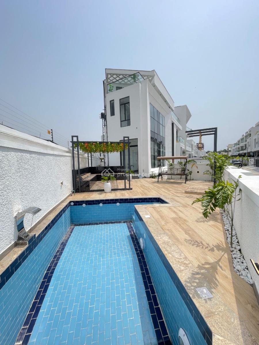 Outstandingly Finished Massive 5 Bed Detached Smart Home with Elevator, Chevron, Lekki, Lagos, Detached Duplex for Sale