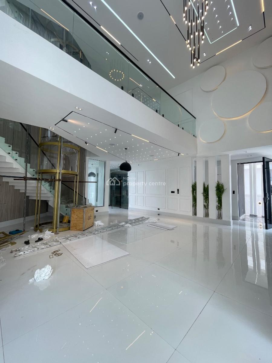 Outstandingly Finished Massive 5 Bed Detached Smart Home with Elevator, Chevron, Lekki, Lagos, Detached Duplex for Sale
