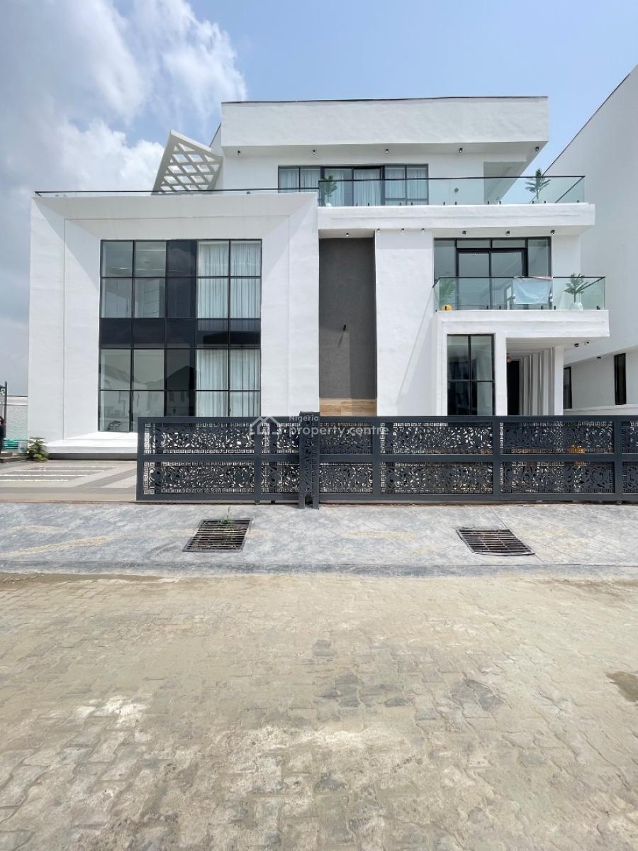Outstandingly Finished Massive 5 Bed Detached Smart Home with Elevator, Chevron, Lekki, Lagos, Detached Duplex for Sale