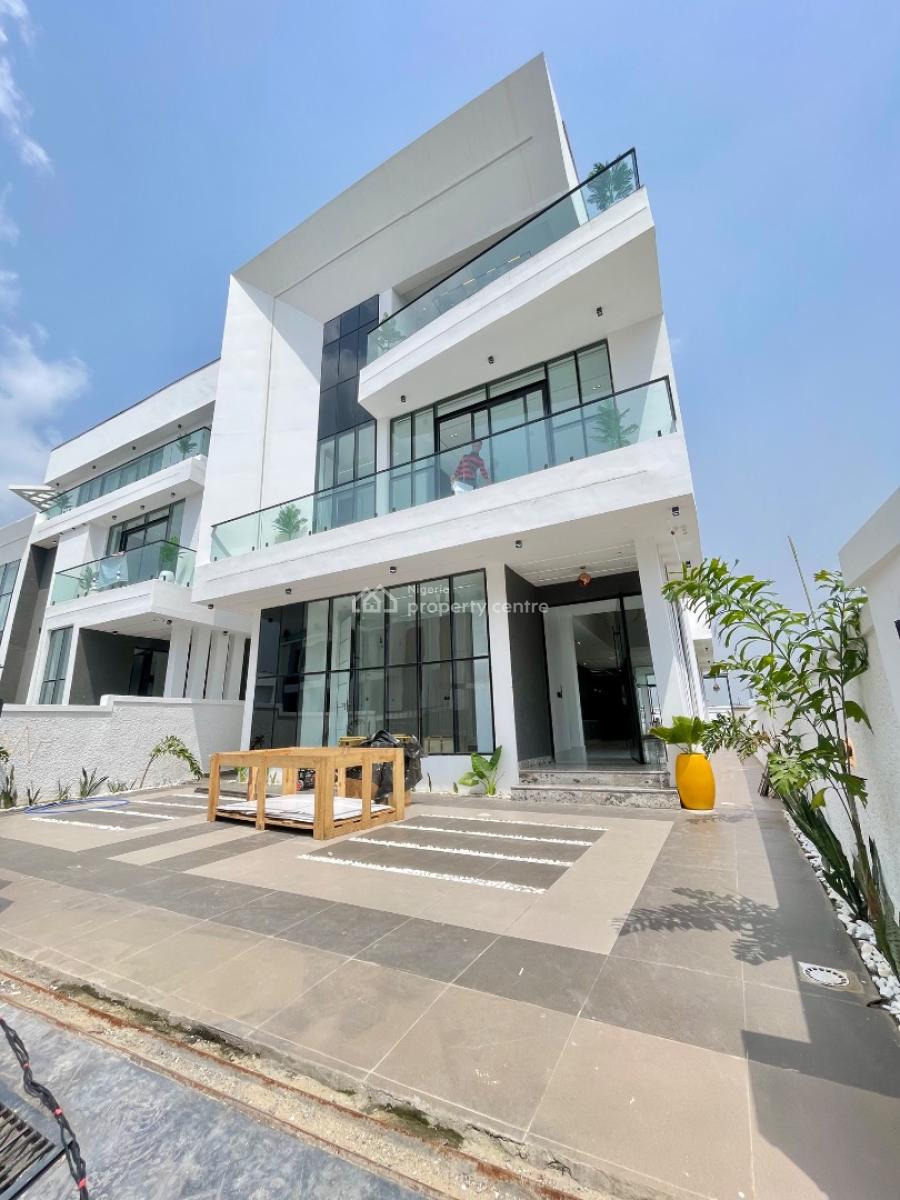 5 Bed Detached Smart Home with Elevator, Cinema, Gym, Pool & Study, Chevron, Lekki, Lagos, Detached Duplex for Sale