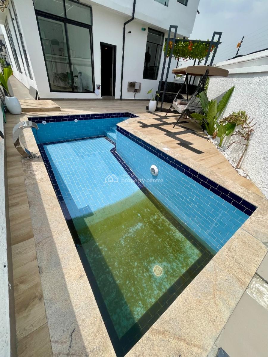 5 Bed Detached Smart Home with Elevator, Cinema, Gym, Pool & Study, Chevron, Lekki, Lagos, Detached Duplex for Sale