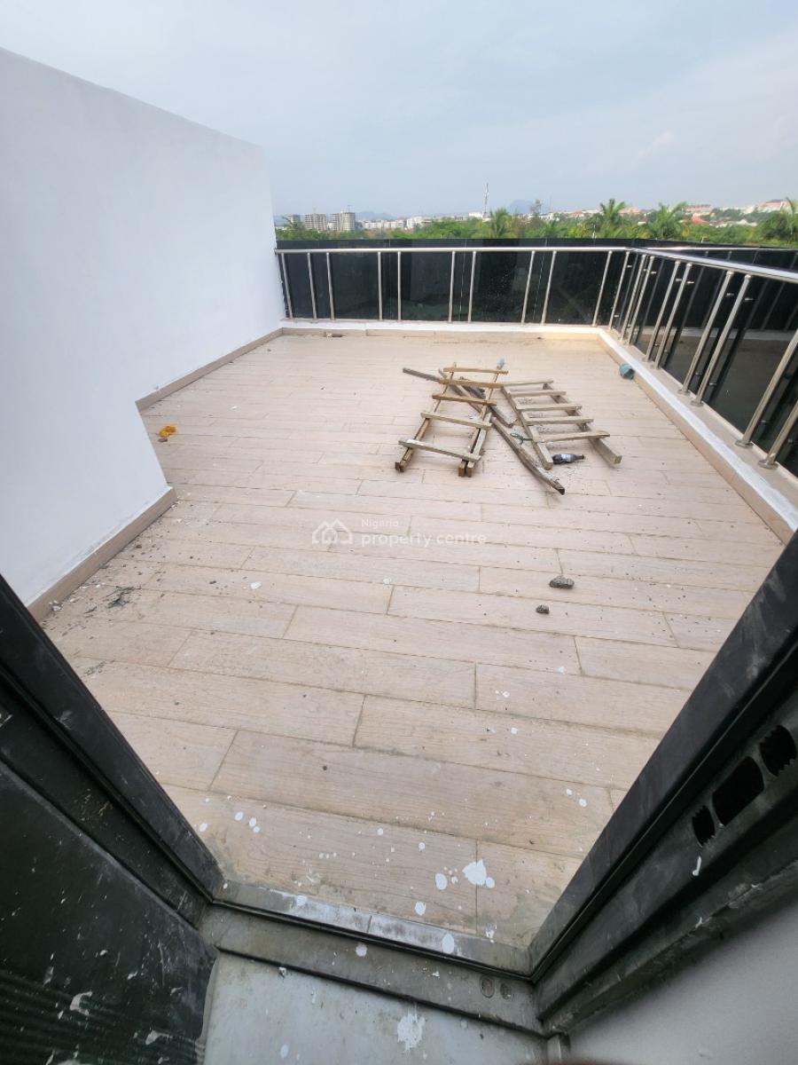 Brand New 4bedroom Terrace Duplex with Bq,& Rooftop,office/resi, Tarre, Jabi Main(fully Tarred Rd, Jabi, Abuja, Terraced Duplex for Rent