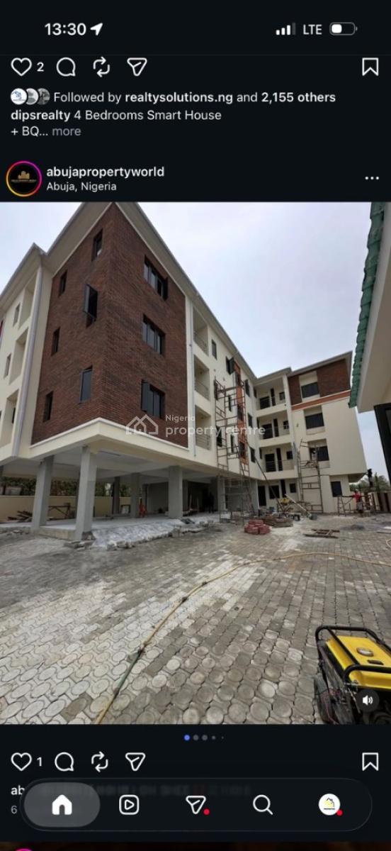 Beautiful 3-bedroom Apartment + Bq, Katampe (main), Katampe, Abuja, Flat / Apartment for Sale