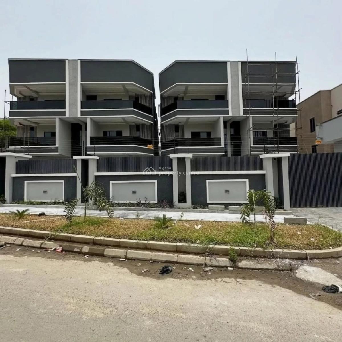 Newly Built 4 Bedroom Terrace with One Room Boys Quarters, Utako, Abuja, Terraced Duplex for Sale