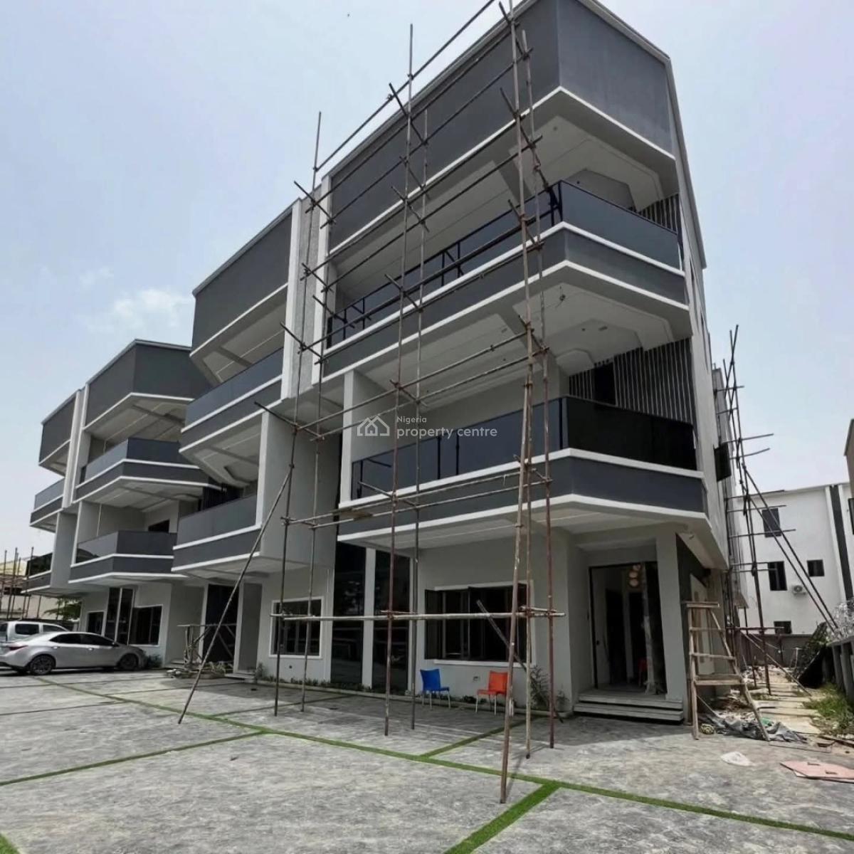 Newly Built 4 Bedroom Terrace with One Room Boys Quarters, Utako, Abuja, Terraced Duplex for Sale