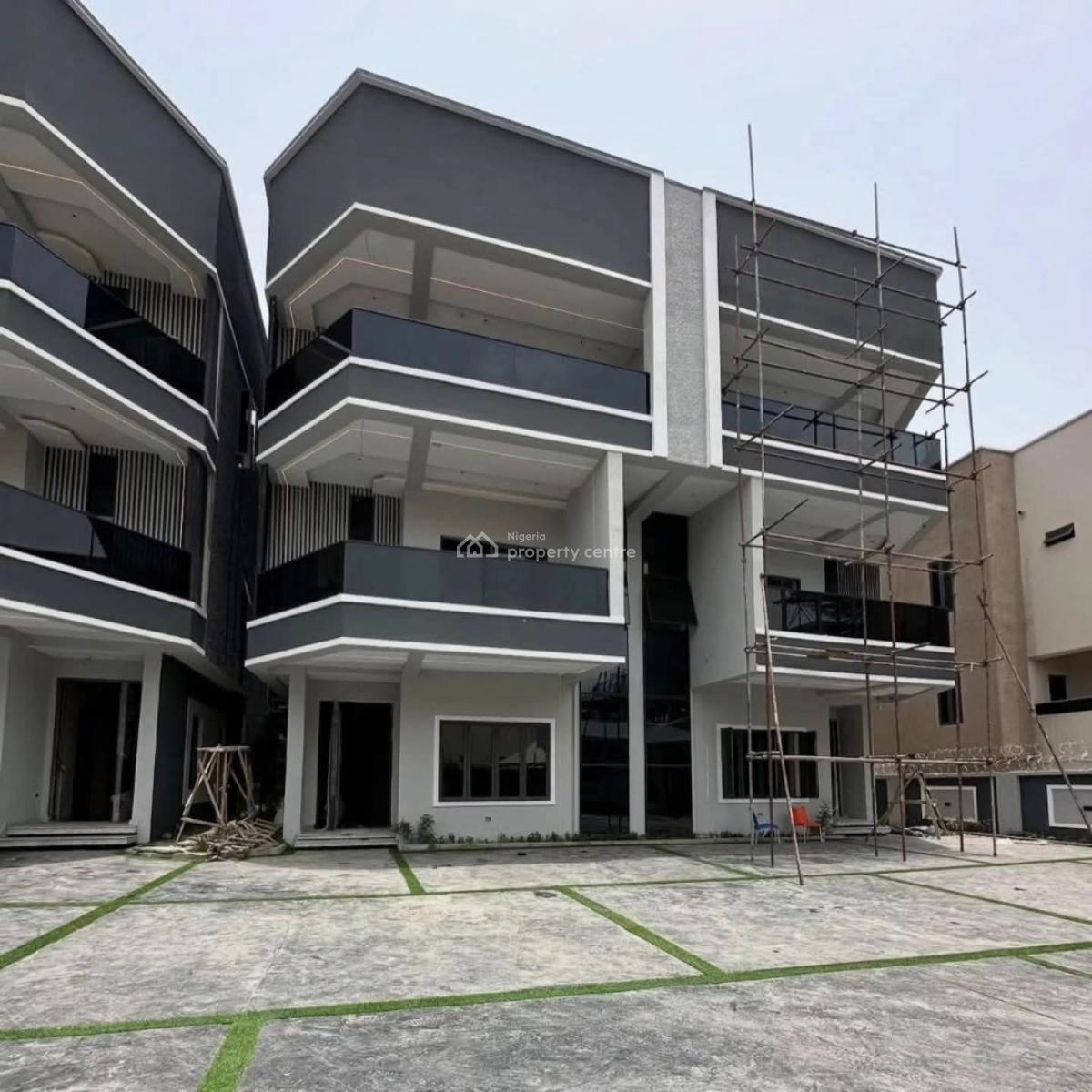 Newly Built 4 Bedroom Terrace with One Room Boys Quarters, Utako, Abuja, Terraced Duplex for Sale