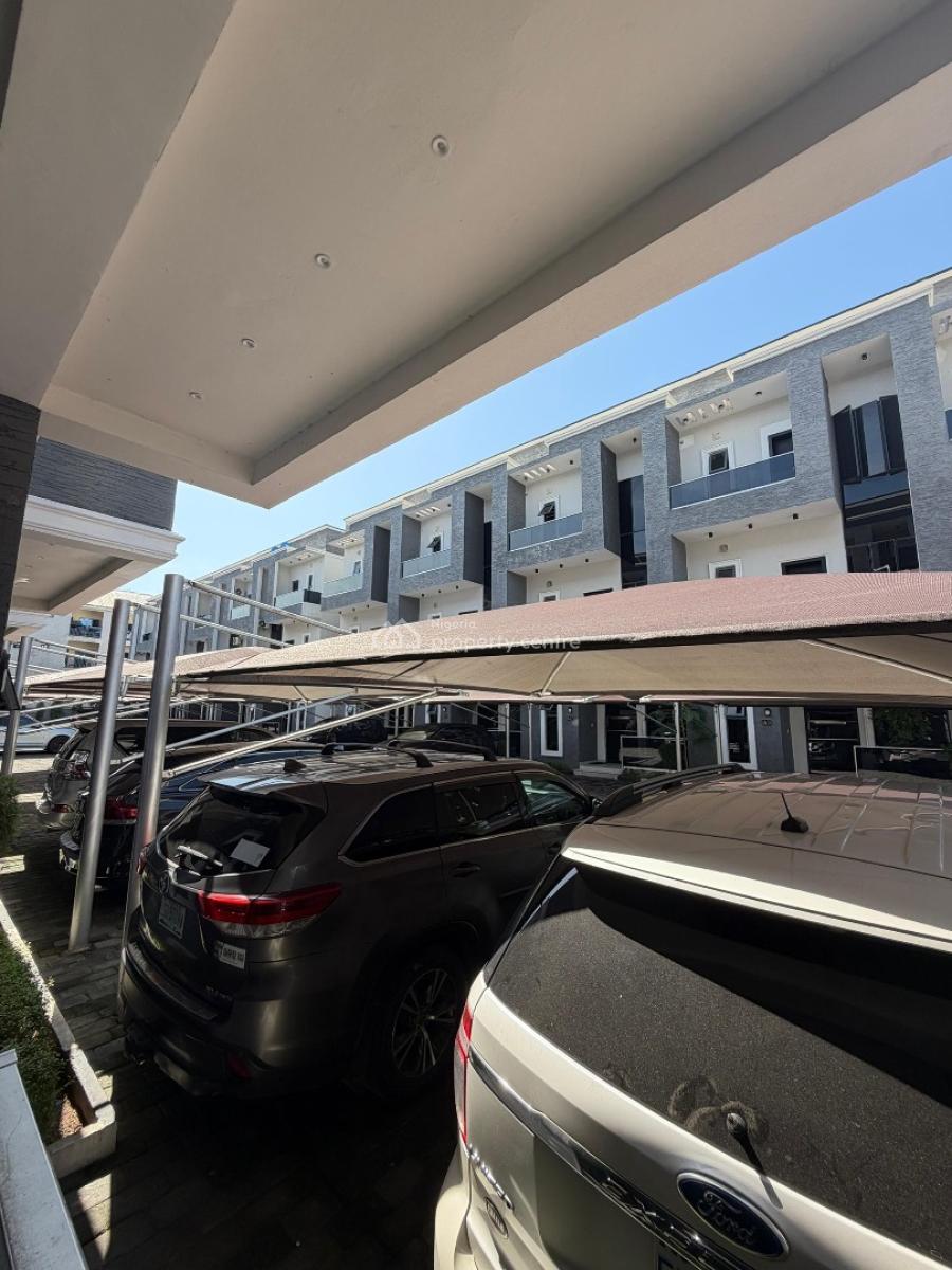 Newly Built 4 Beds Terraced with Bq, Vi Resident Area, Victoria Island (vi), Lagos, Terraced Duplex for Rent