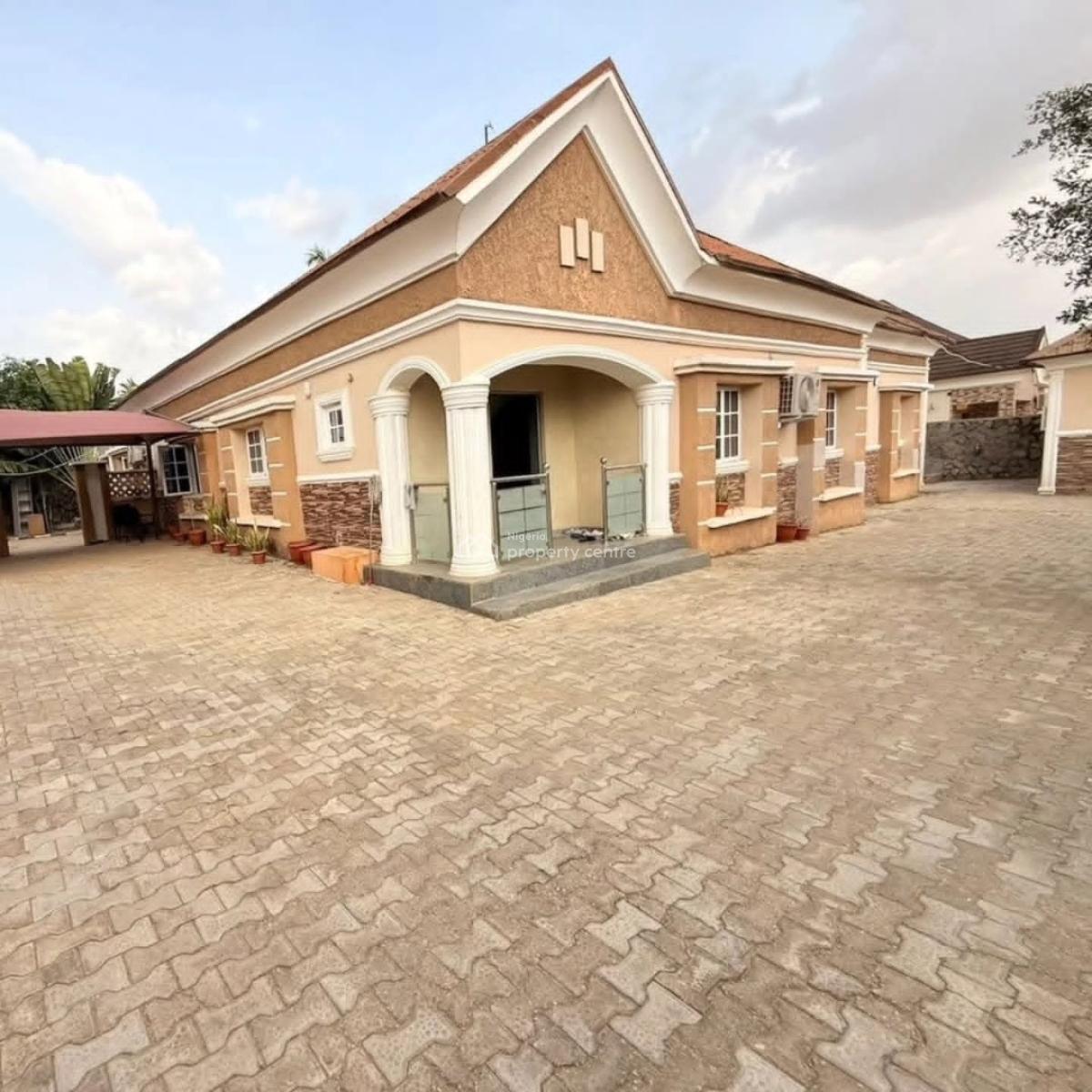 5-bedroom Bungalow with 2-bedroom Guest Chalet Available, Life Camp, Abuja, Detached Bungalow for Sale