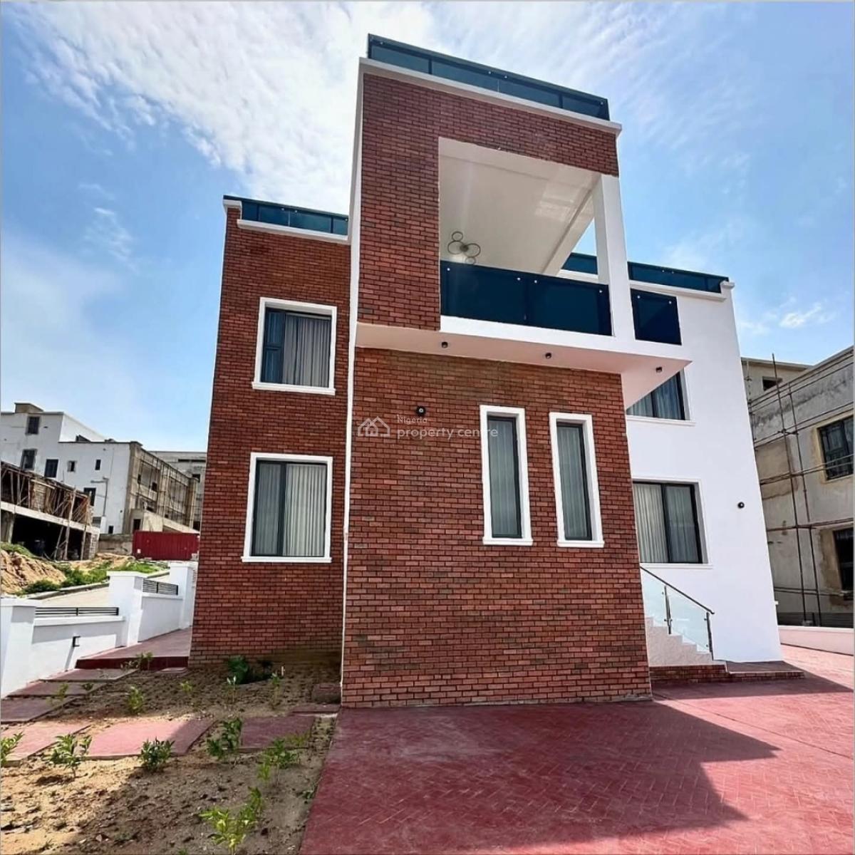 Newly Constructed 4bedrooms Detached Duplex with a Roofto, Guzape District, Abuja, Detached Duplex for Sale