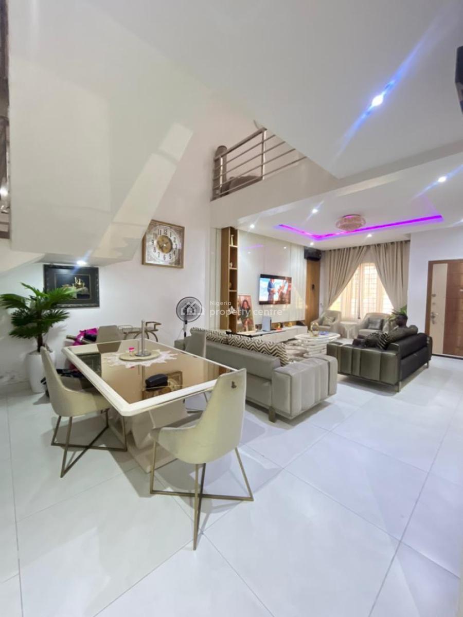 4 Bedroom Fully Serviced Terrace Duplex with Swimming Pool and Gym, Ologolo, Lekki, Lagos, Terraced Duplex for Sale