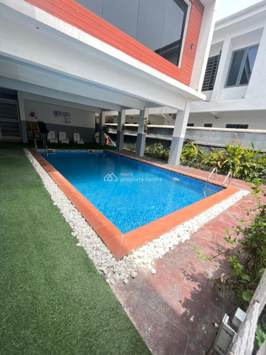 4 Bedroom Fully Serviced Terrace Duplex with Swimming Pool and Gym, Ologolo, Lekki, Lagos, Terraced Duplex for Sale